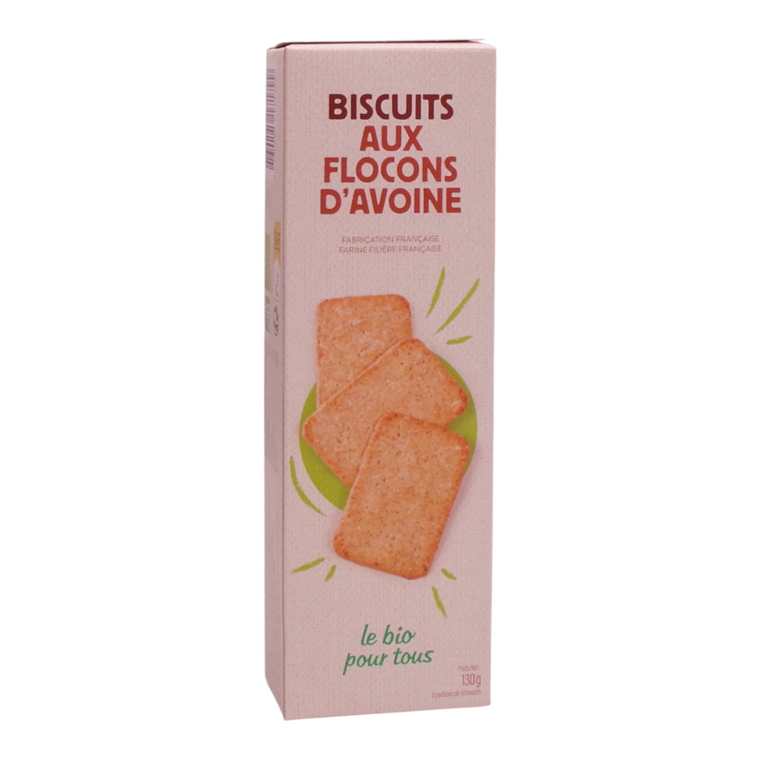 BISCUITS AVOINE COMPLET 130G