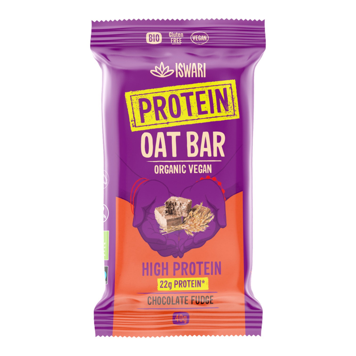 BARRE PROTEINE AVOINE ECLAT CHOCOLAT 40G