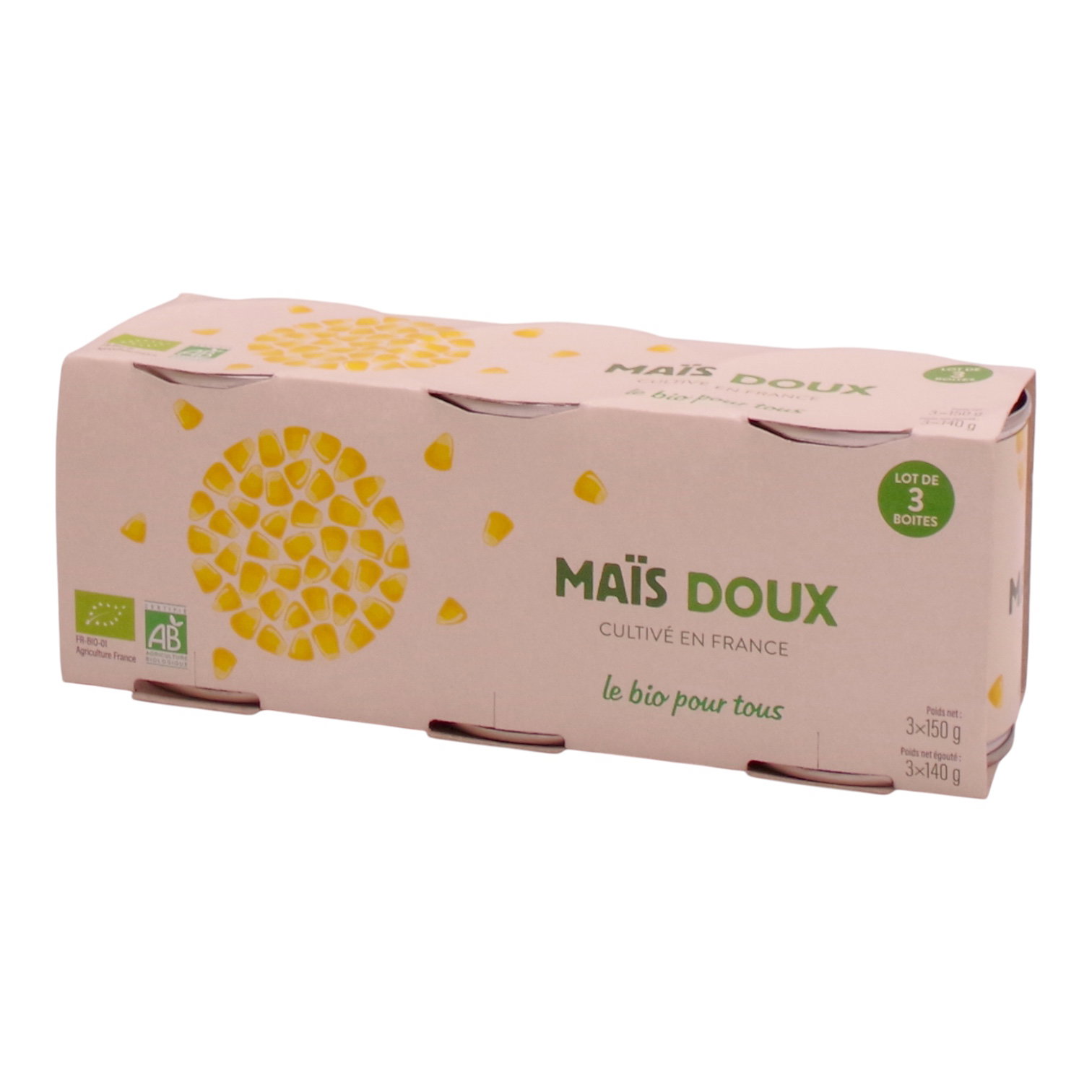 MAIS DOUX NATUREL 3X140G