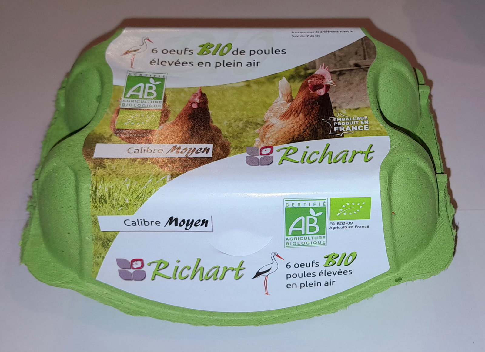 OEUFS MOYENS X6
