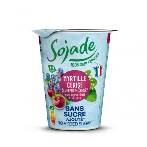 SO SOJA MYRTILLE CERISE SANS SUCRE AJOUTE 400g