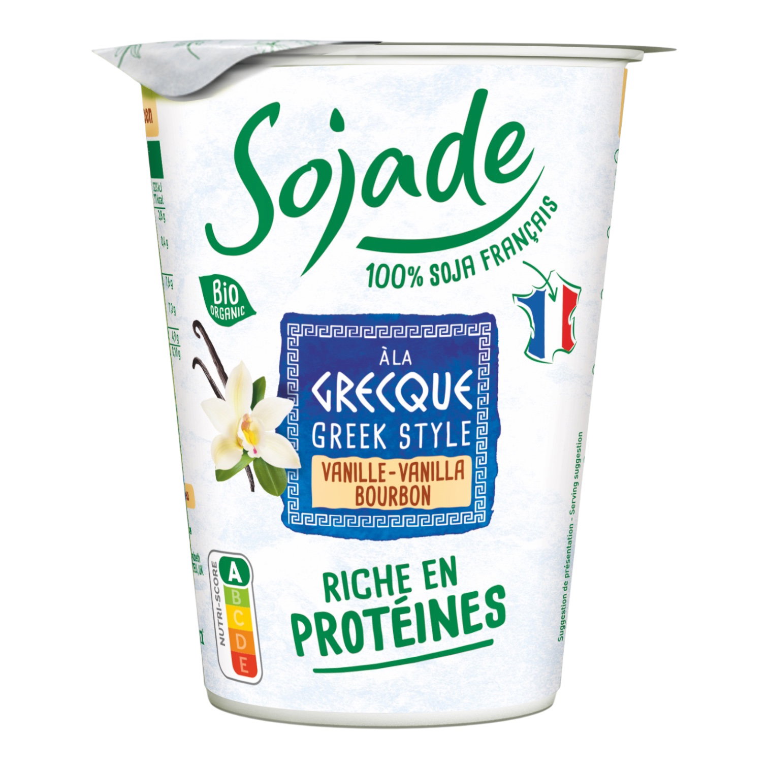 SO SOJA A LA GRECQUE VANILLE 400G