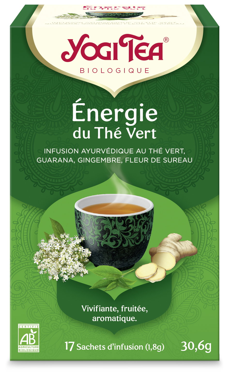 YOGI ENERGIE DU THE VERT 17 INF.