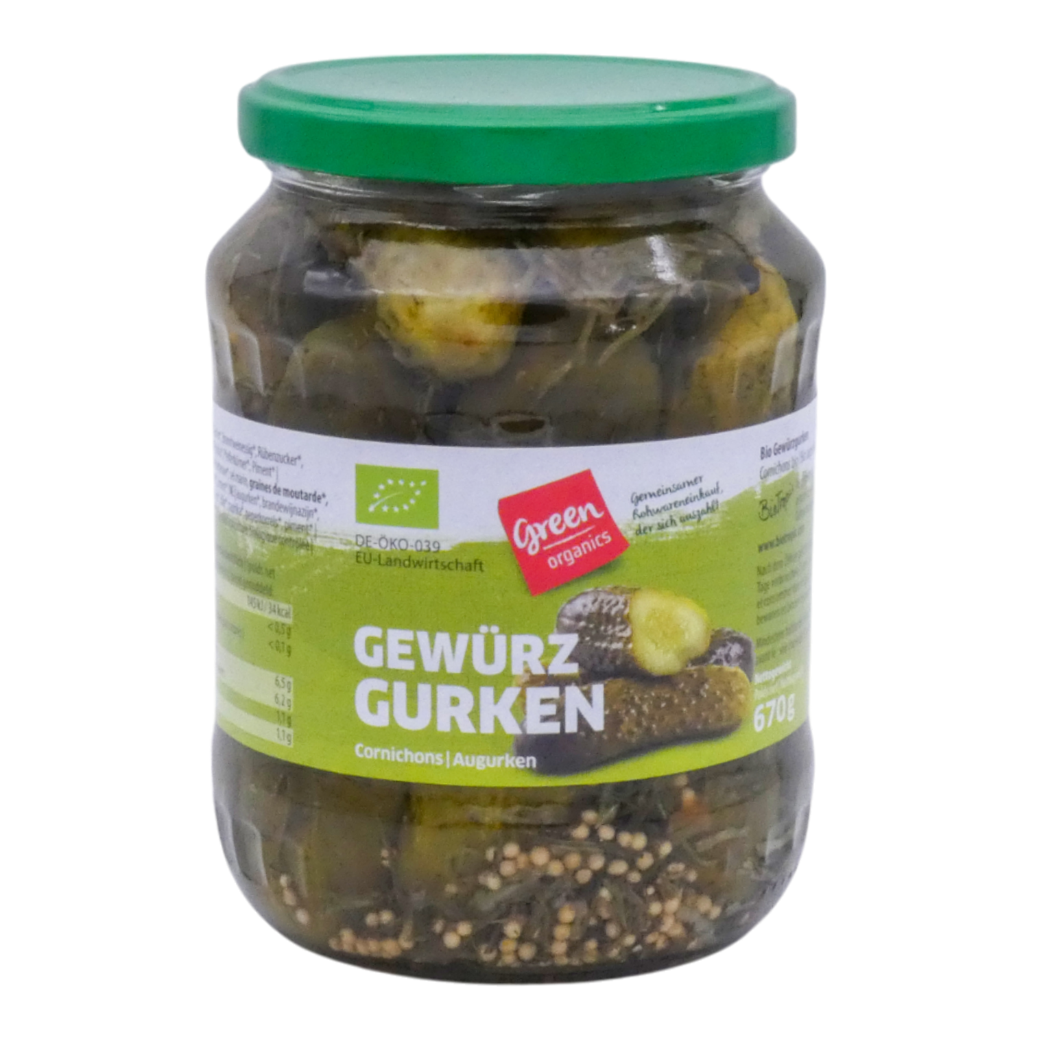 CORNICHONS AU VINAIGRE 670G