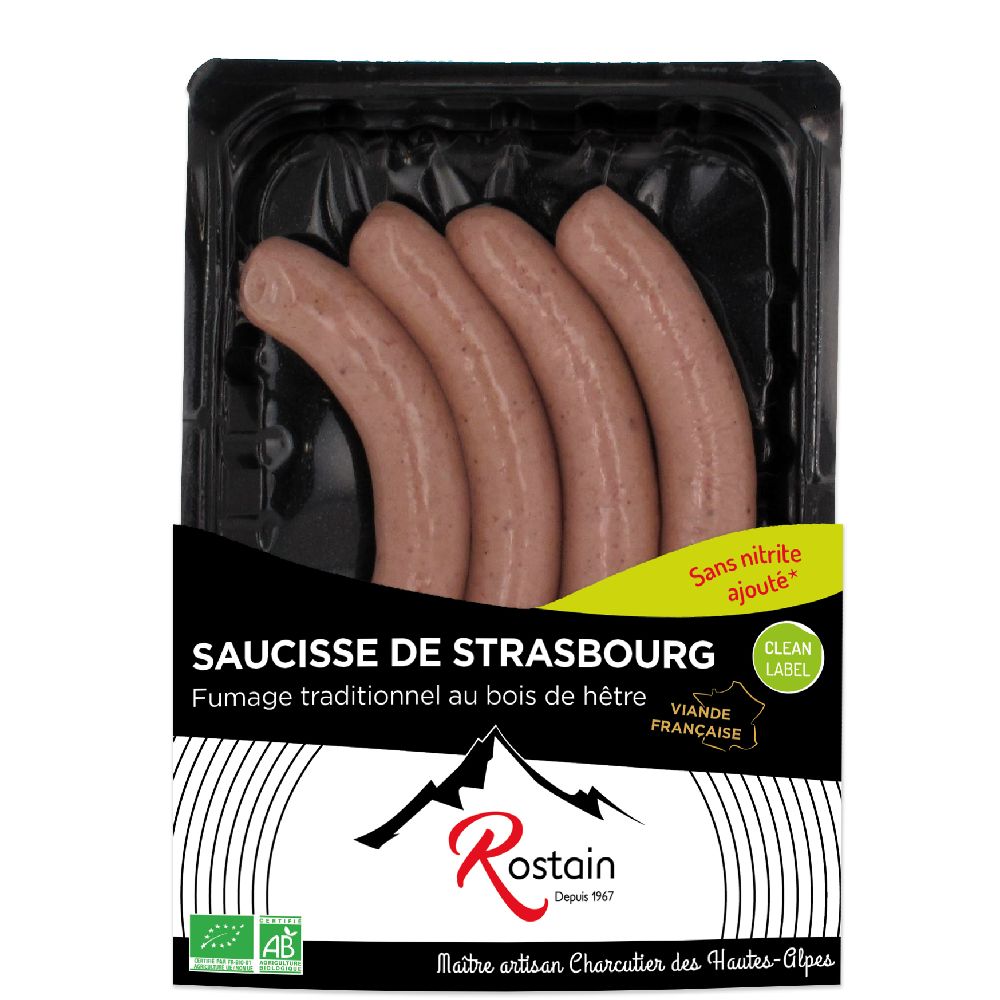 SAUCISSES STRASBOURG 200g