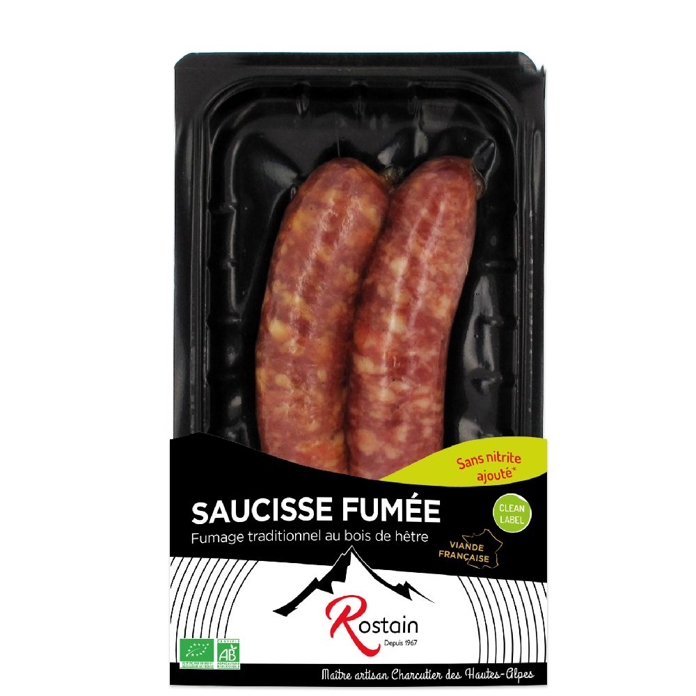 SAUCISSES BOUILLIR FUMEES 200g