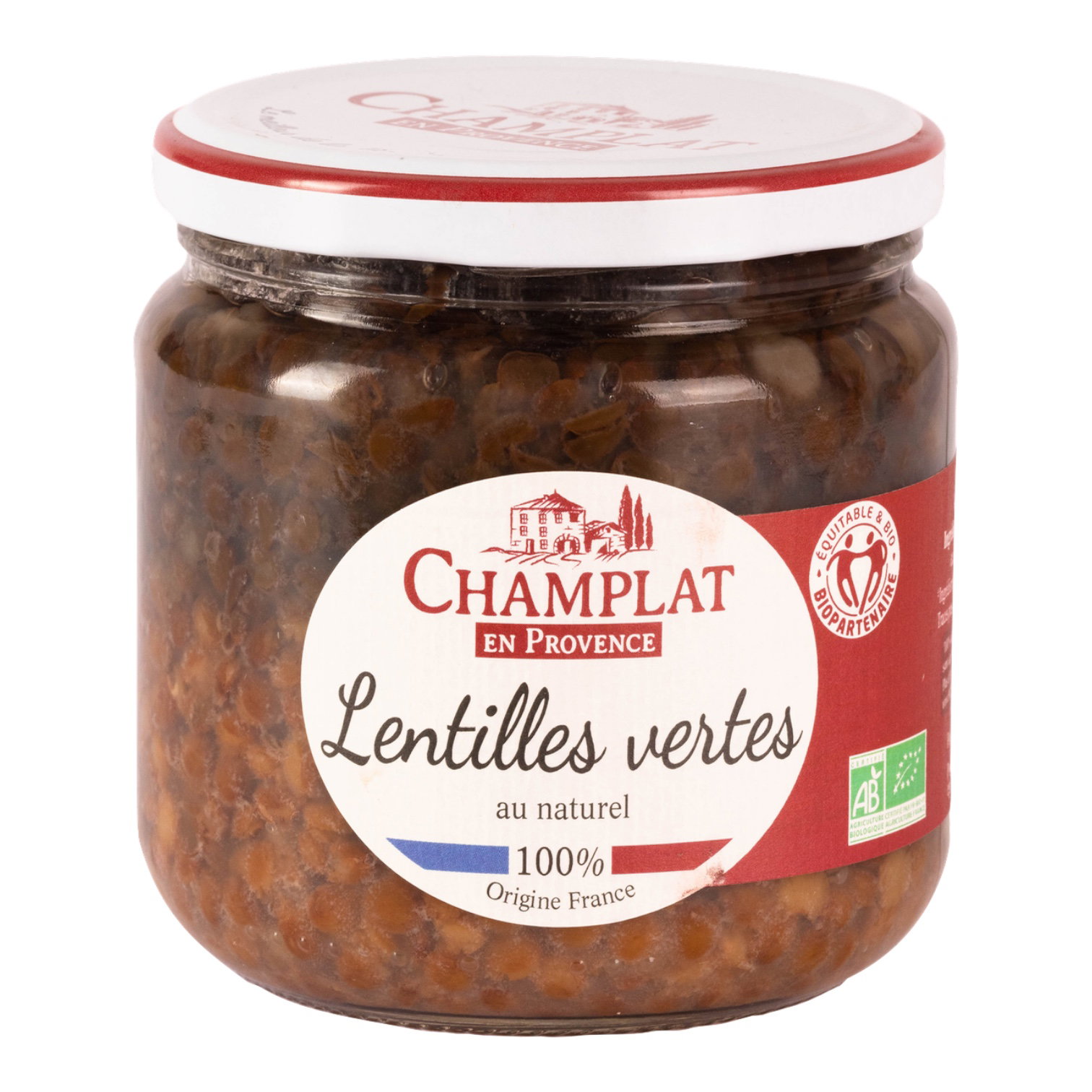 LENTILLES VERTES AU NATUREL 240g