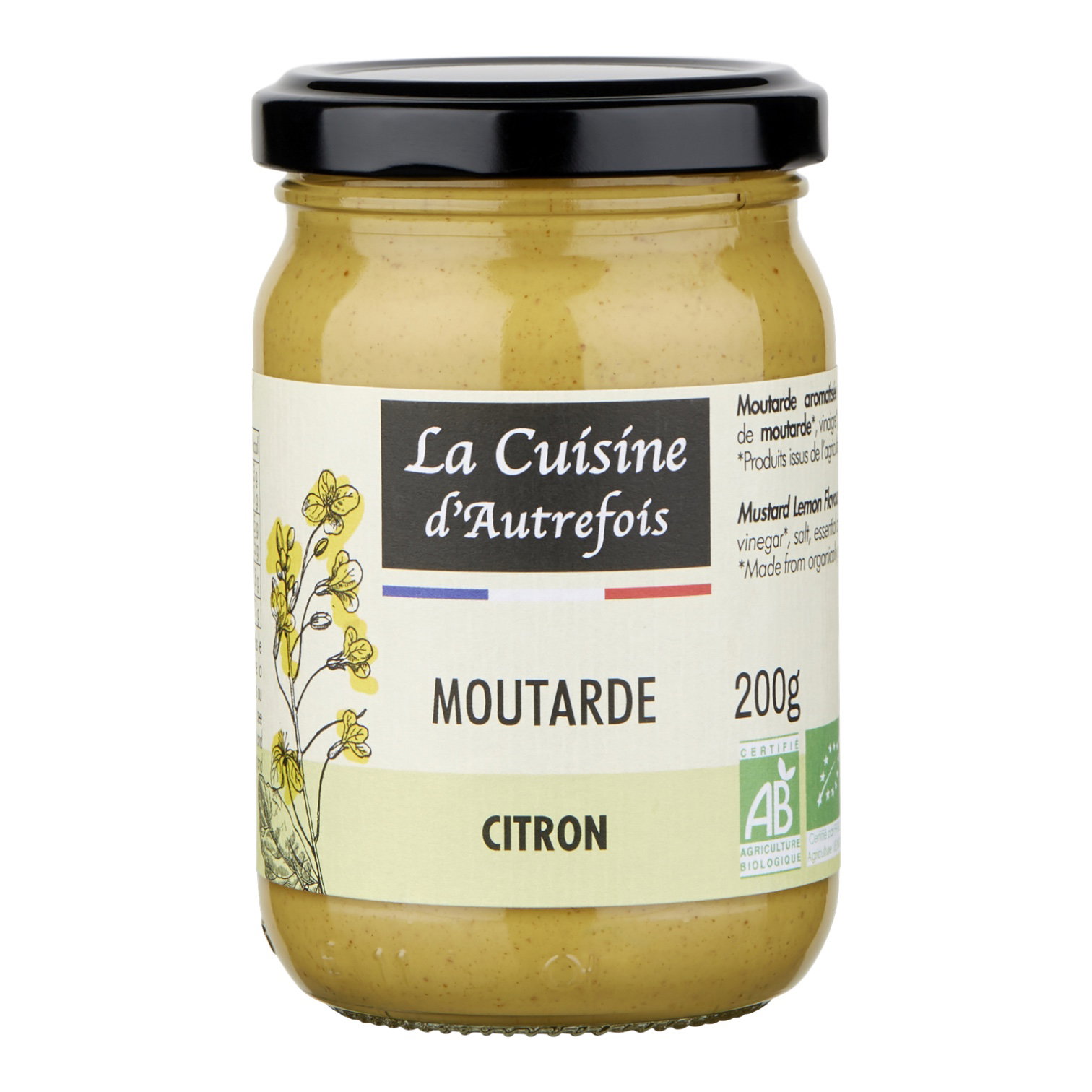 MOUTARDE CITRON 200g