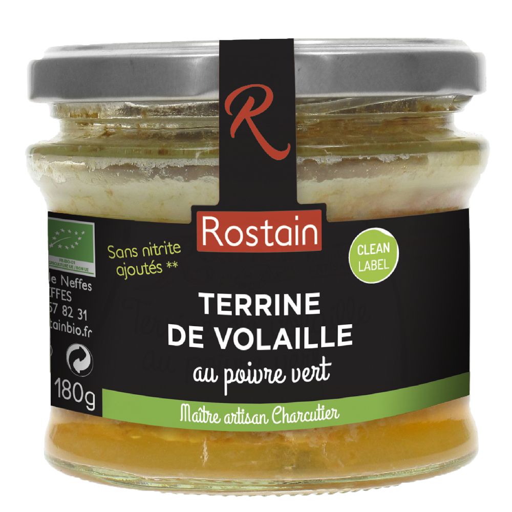 TERRINE VOLAILLE POIVRE 180g