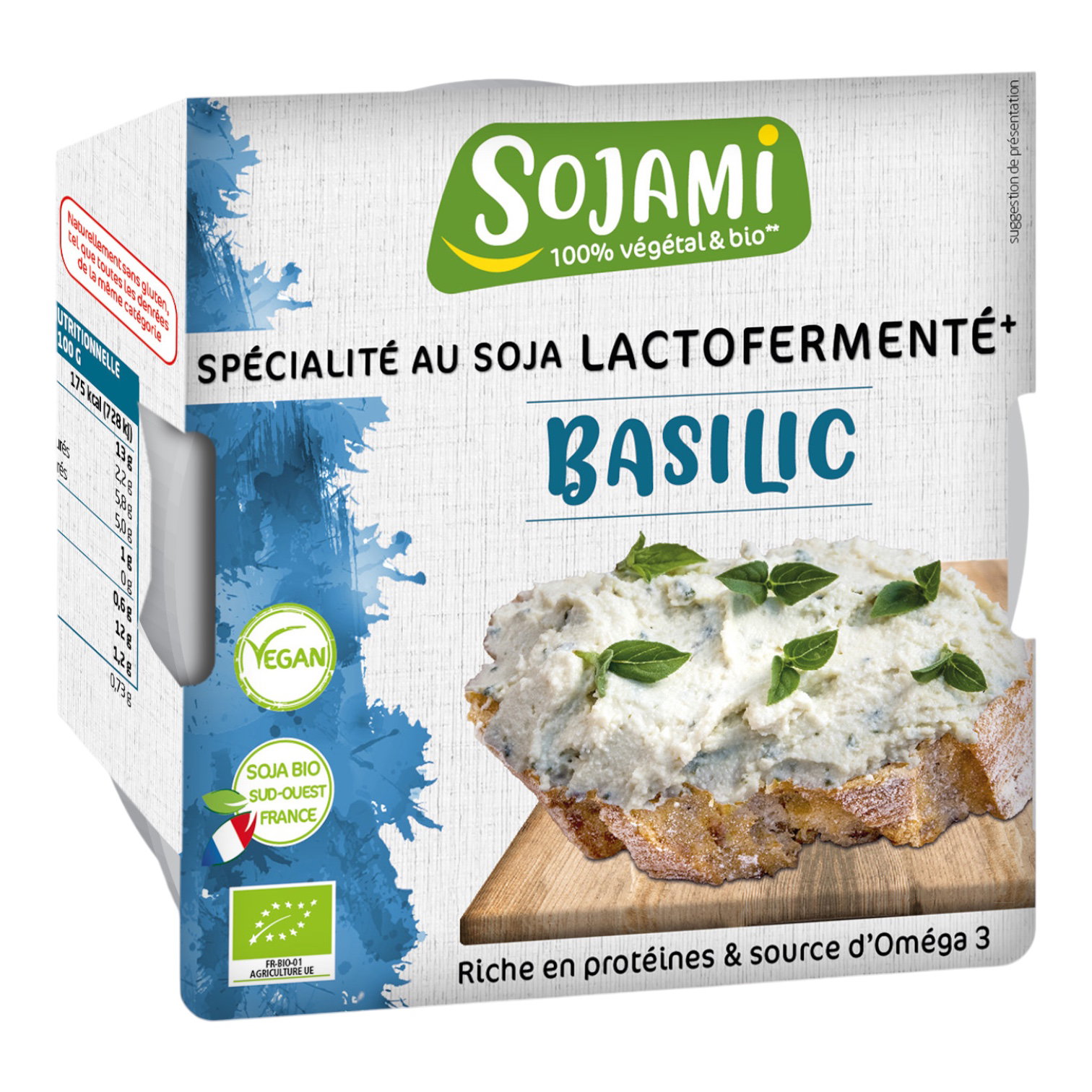 SPECIALITE LACTOFERMENTEE BASILIC 125g