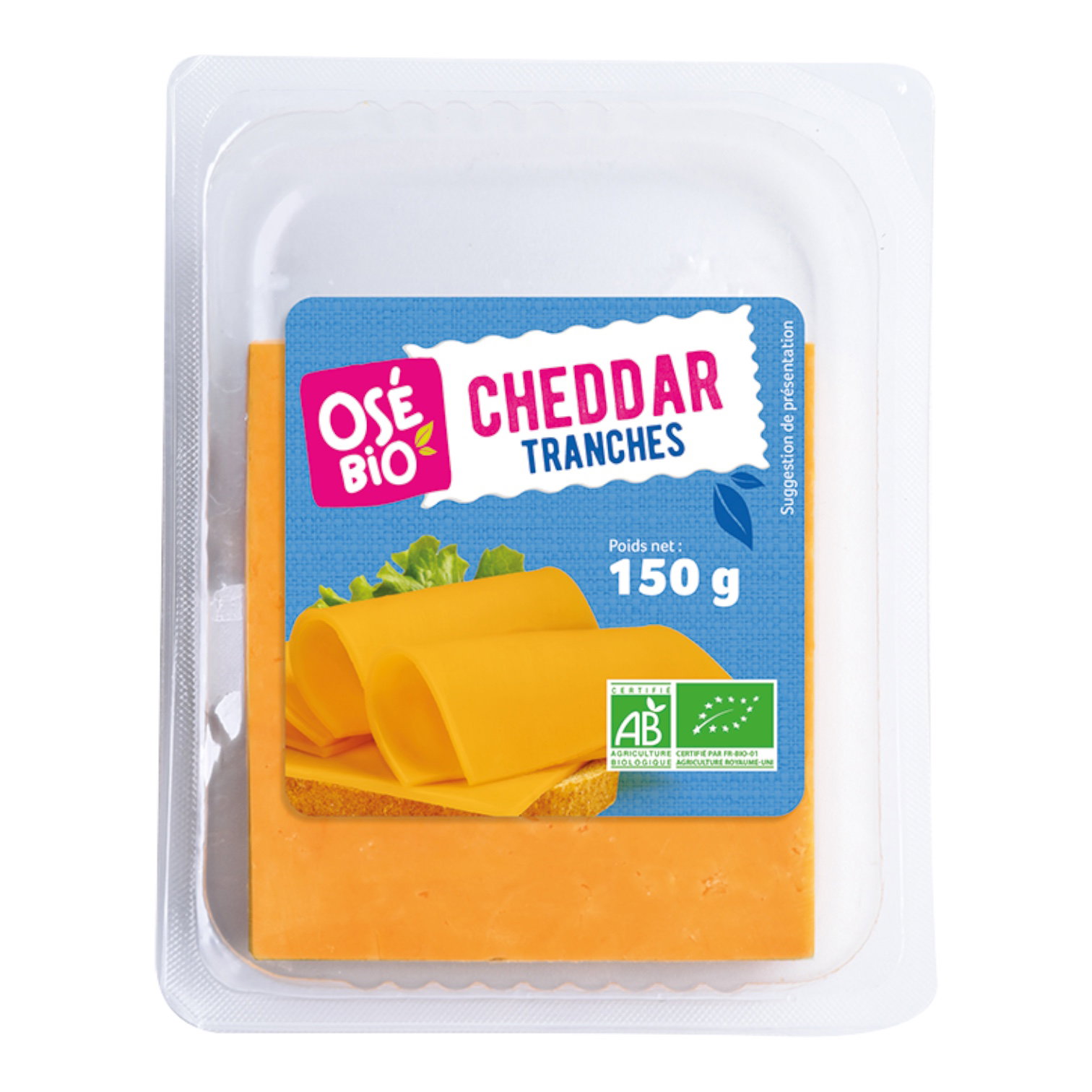 CHEDDAR TRANCHES 30% MG 150G