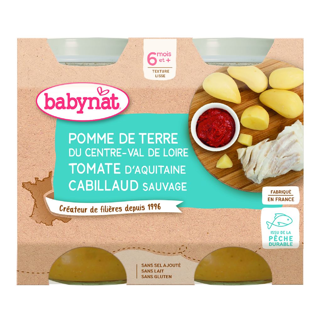 PPOT PDT CABILLAUD SAUVAGE 2X200G