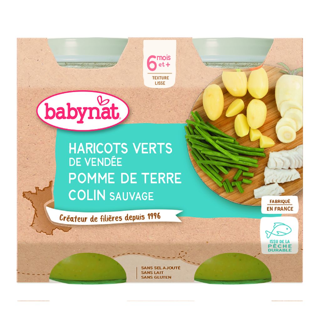 PPOT PDT HARICOTS VERTS COLIN 2x200g