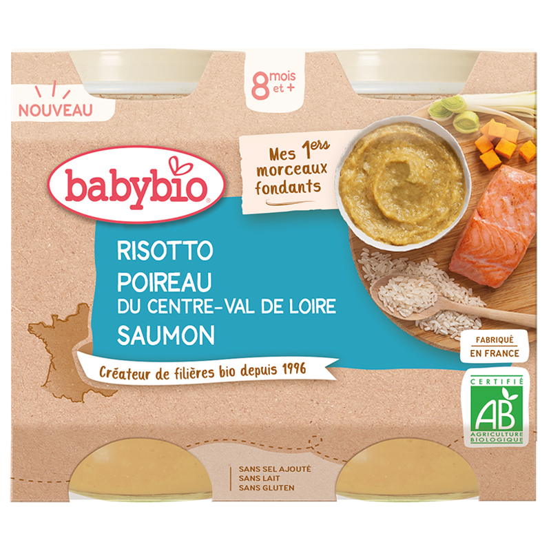PPOT RISOTTO POIREAU SAUMON 2x220g