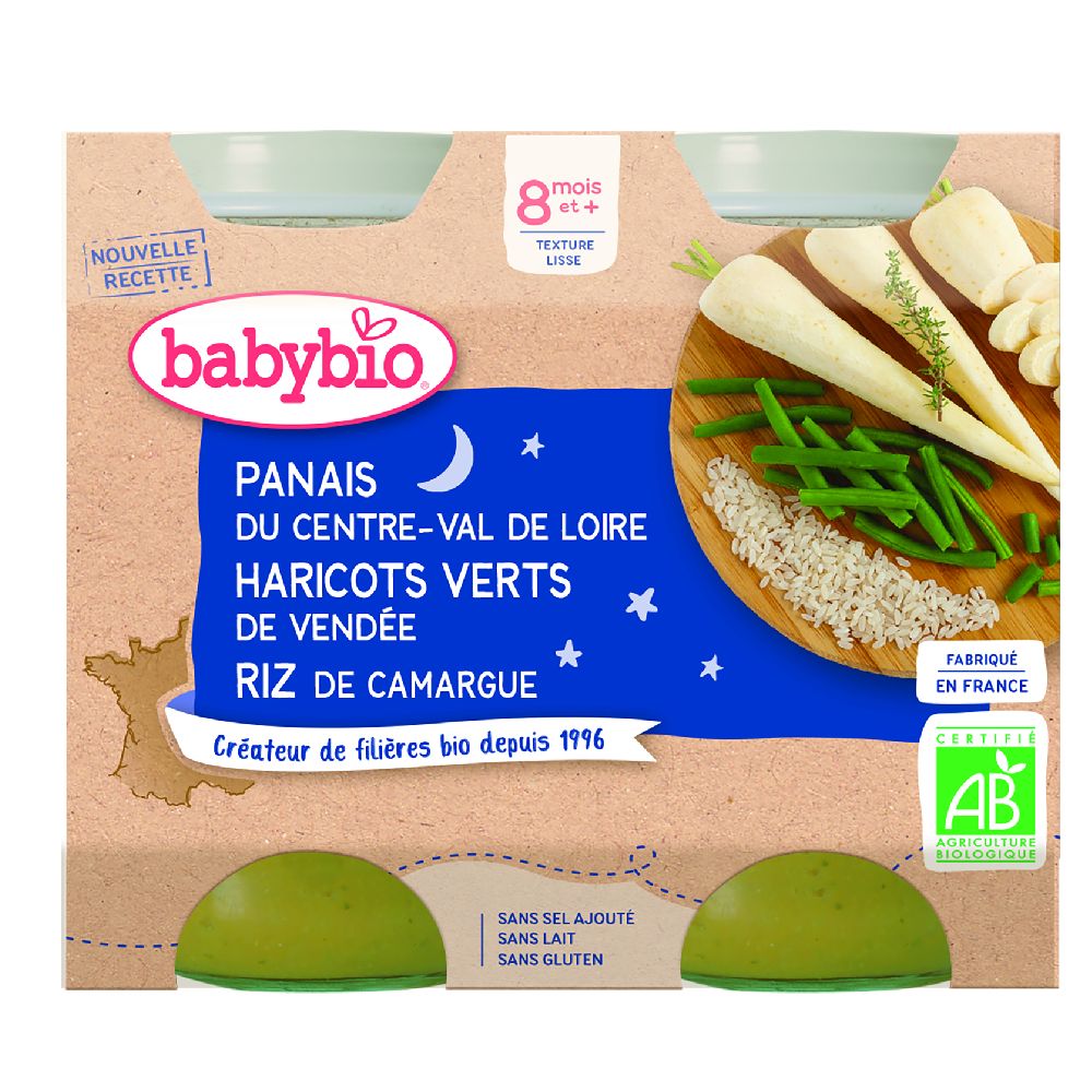 PPOT BONNE NUIT PANAIS HARICOT 2x200g