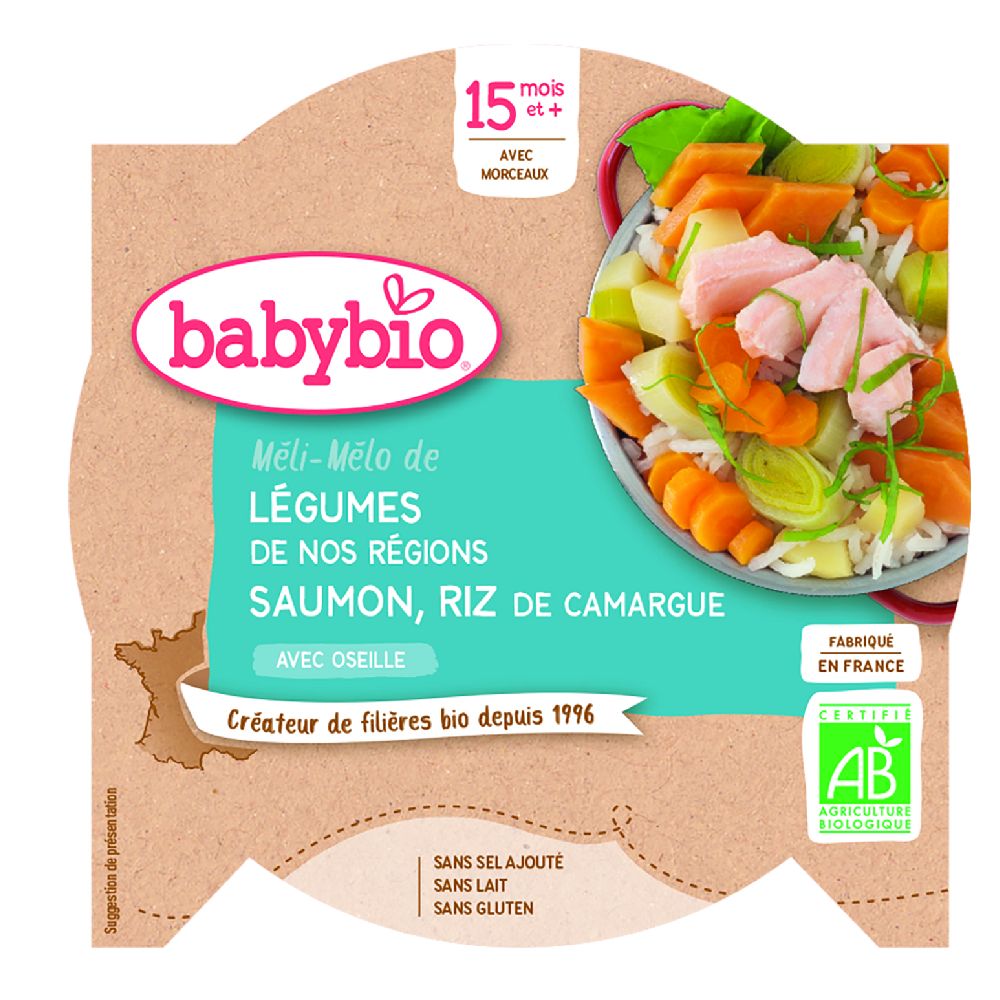 ASSIETTE LEGUMES SAUMON 260g