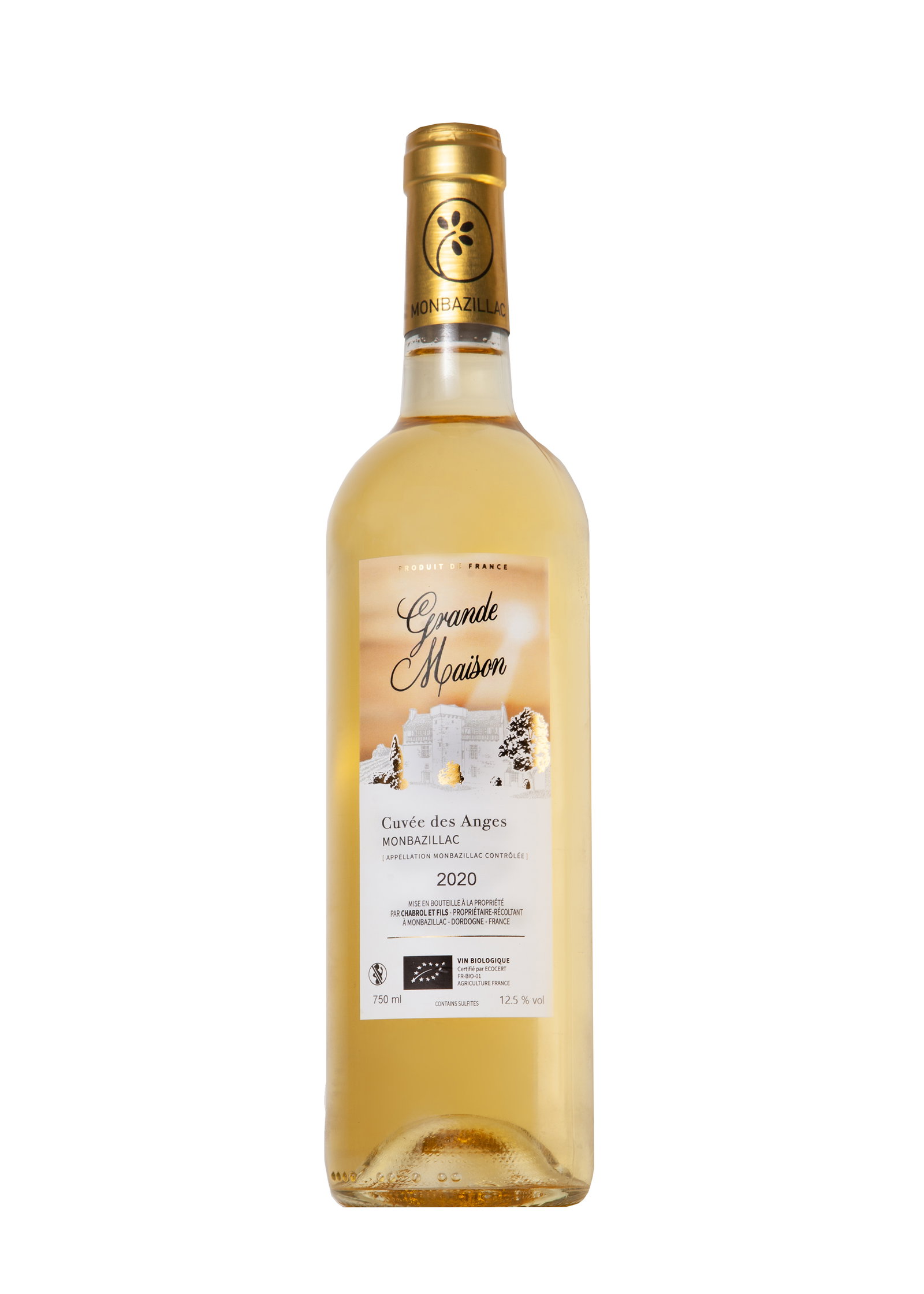 VIN BLANC MONBAZILLAC   CUVEE DES ANGES 75CL