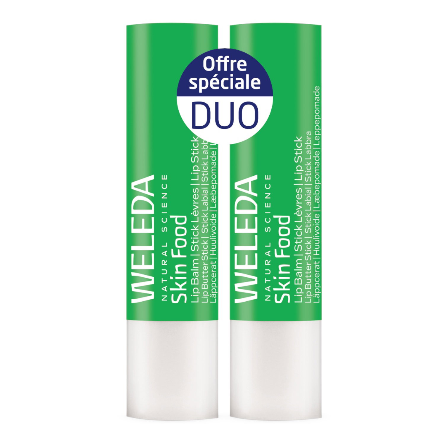 LOT SKIN FOOD STICK LEVRES 2X4.8G